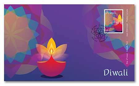Official First Day Cover - Diwali