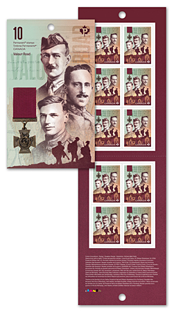 Booklet of 10 stamps - Valour Road